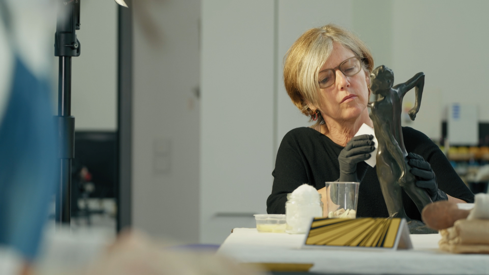 Restaurierungsarbeiten im Museum Folkwang Essen, Filmstill